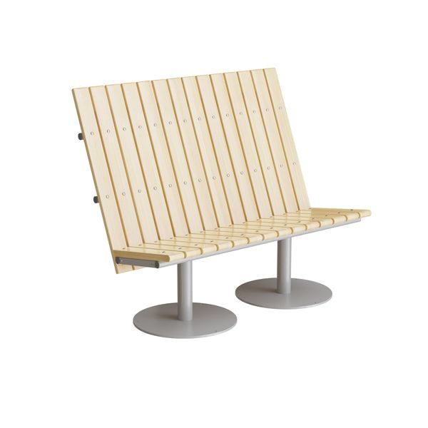 Elegant Høj Sofa med Alugråt Understel til Dit Hjem