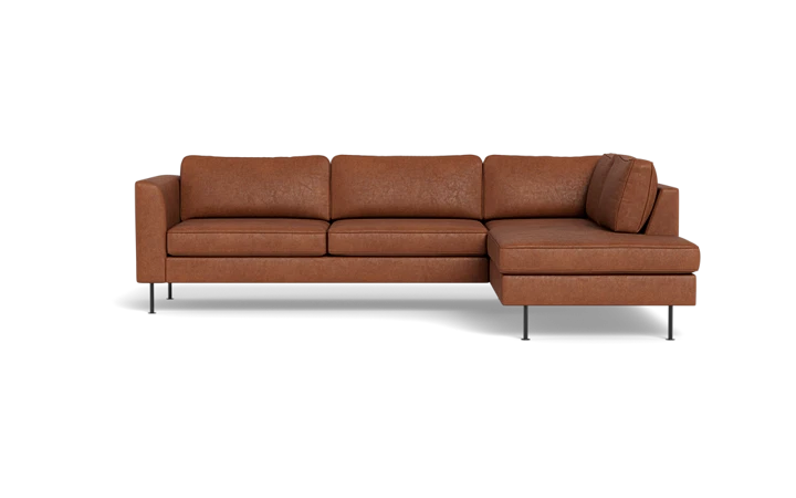 Elegant Houston Sofa med Åbent Endestykke – Komfort og Stil