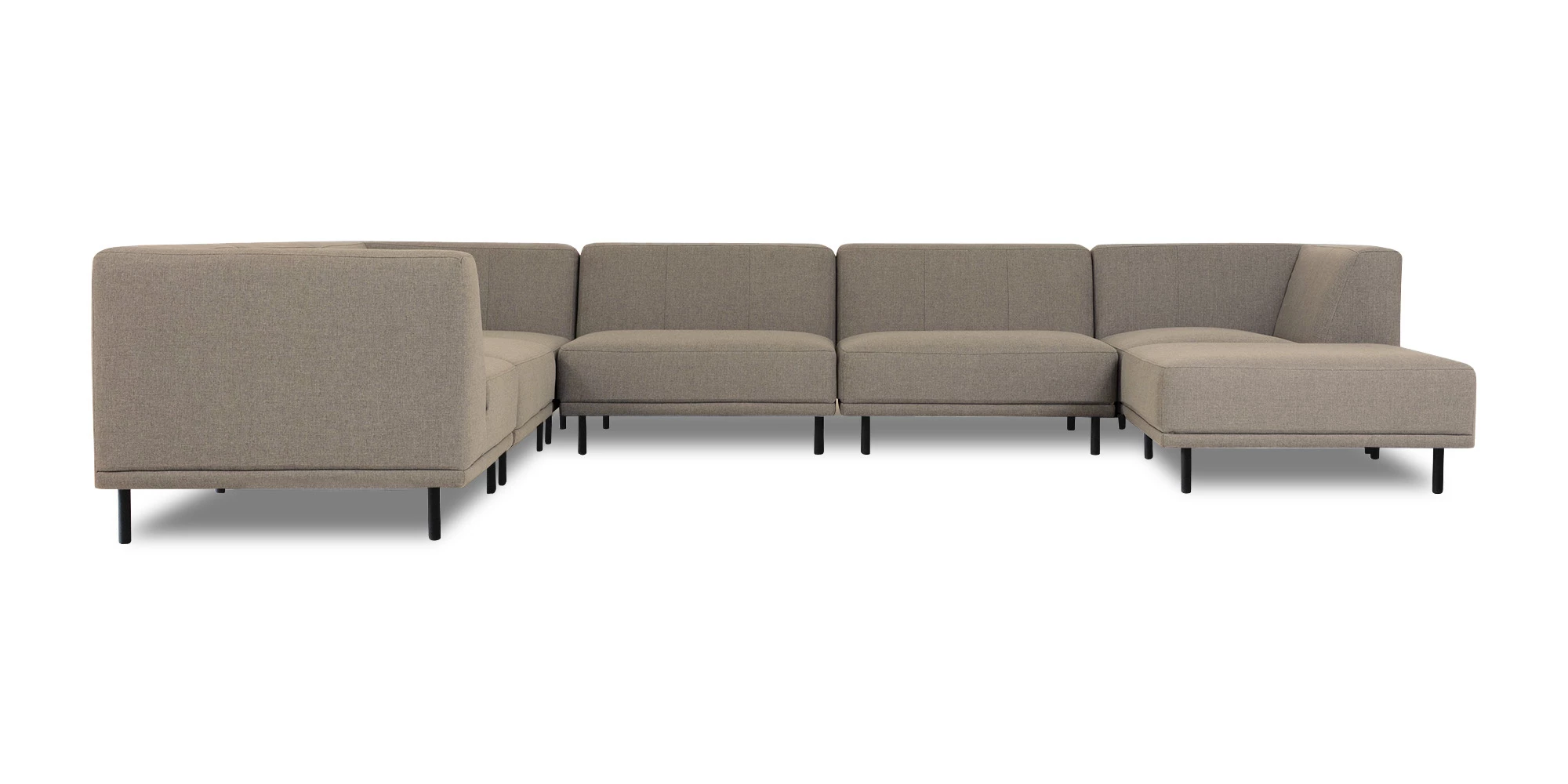 Elegant Paris U-sofa med 7 moduler til dit hjem!