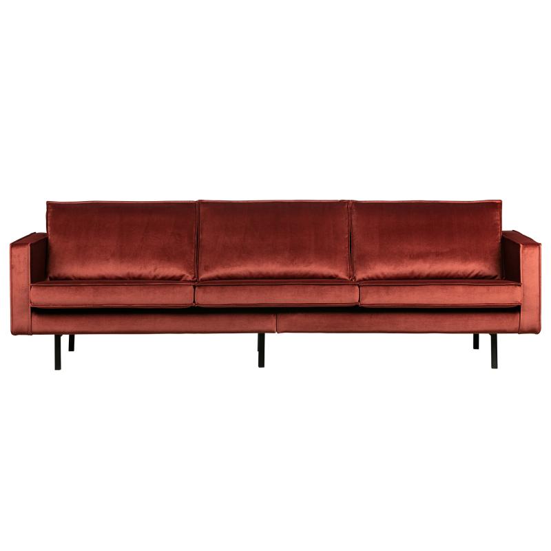 Brun Rodeo Pers Velour Sofa - Must-Have til Dit Hjem