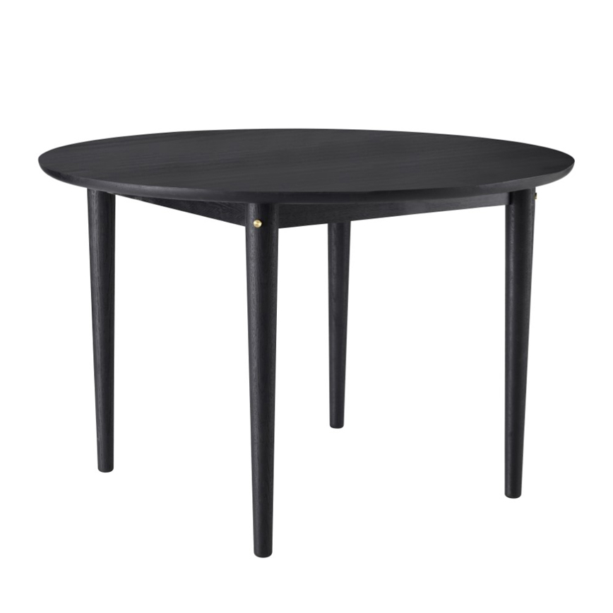 Elegant Sort Bjørk Spisebord fra FDB Møbler – Kvalitet!