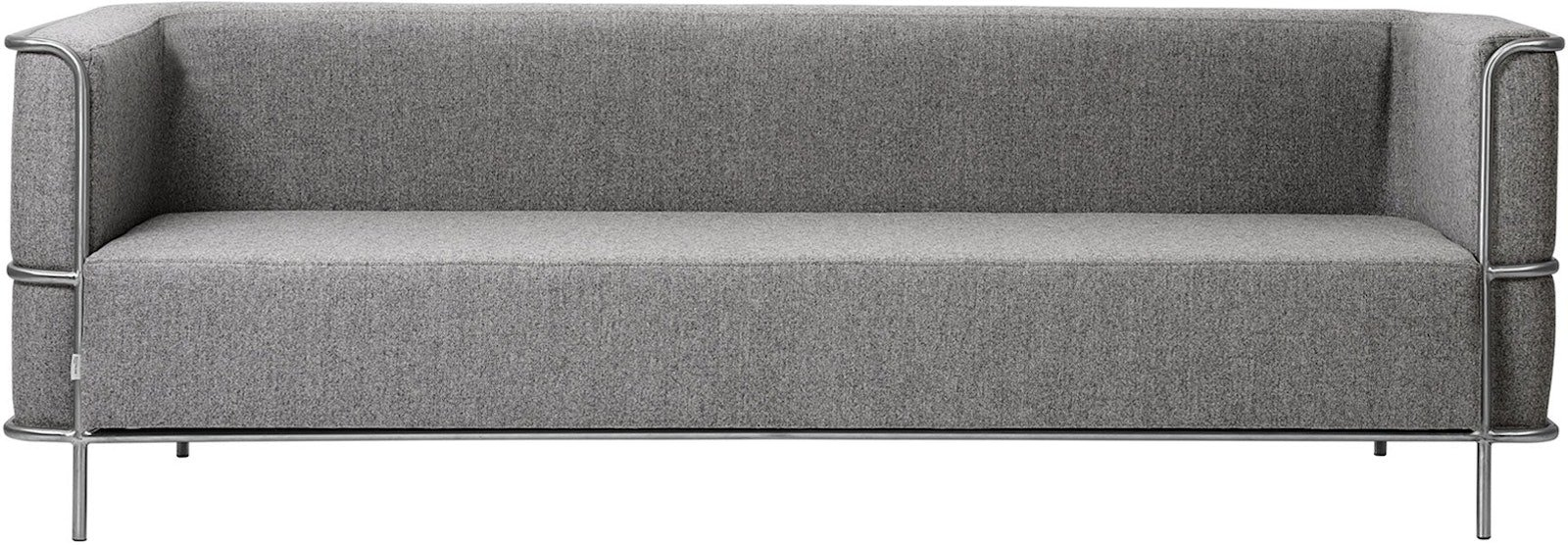 Lys Grå 3-Personers Uld Sofa – Modernistisk Design Tilbud