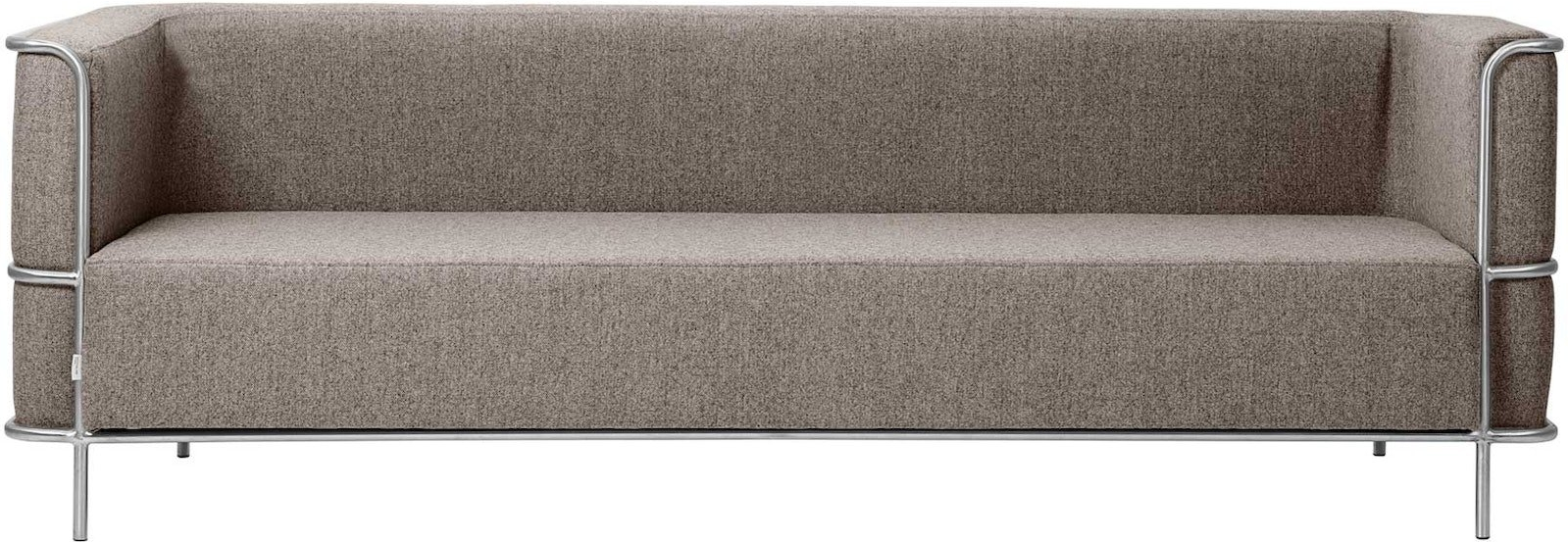Grå Modernist 3-personers Uldsofa - Stilfuld Komfort!