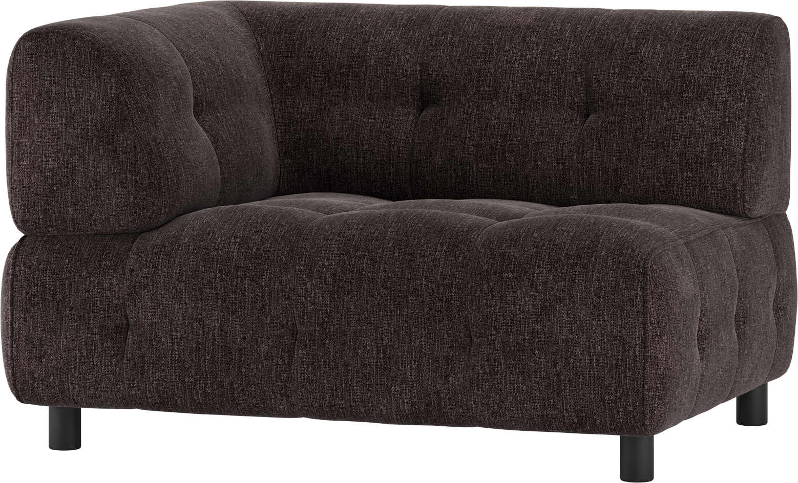 Elegant Kaffe Modulær Sofa med Venstre Arm - Stilfuldt Tilbud
