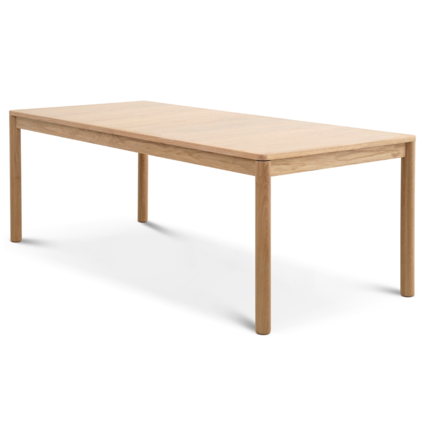 Martin Egetræ Spisebord med Tillægsplader – Fleksibelt Design