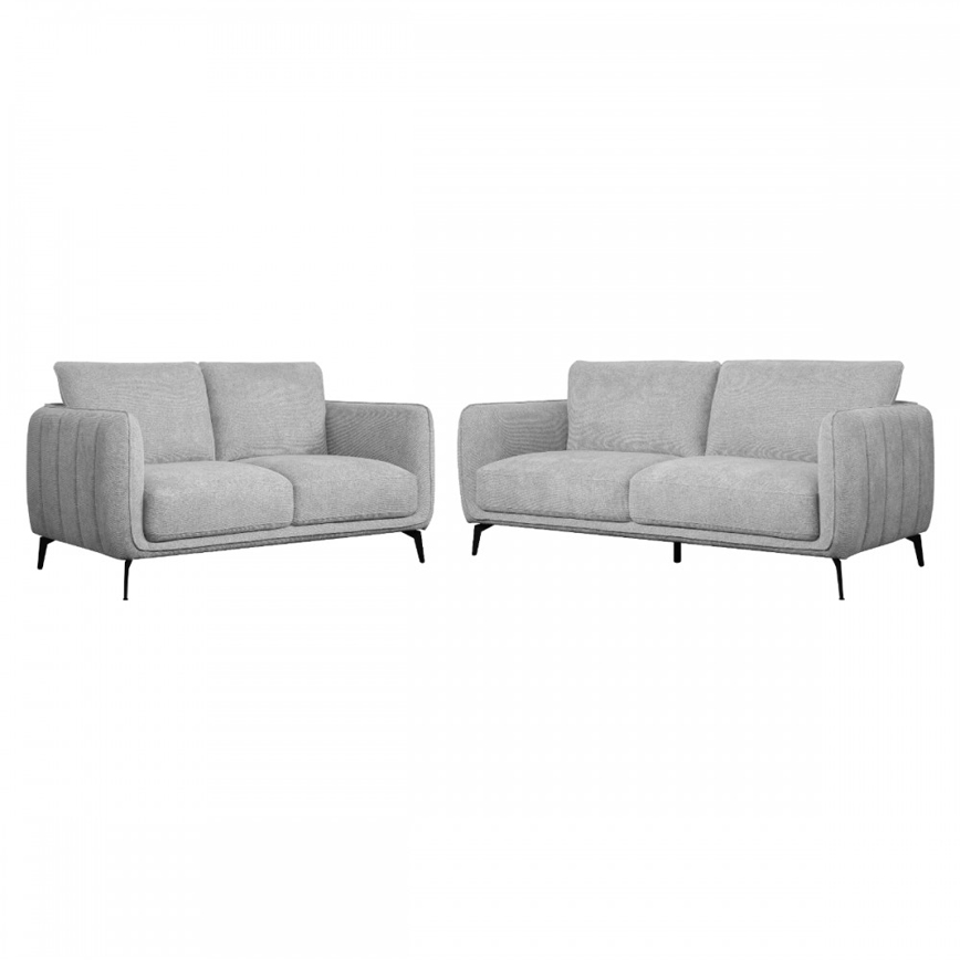 2pers Selena GrÅt Stof Skarp Pris Furnhouse Sofa