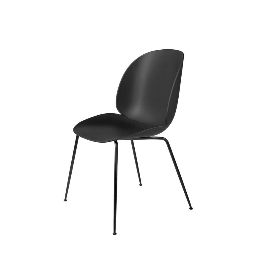 Sort Beetle 1004 Skal Udstillingsmodel Gubi Spisestol