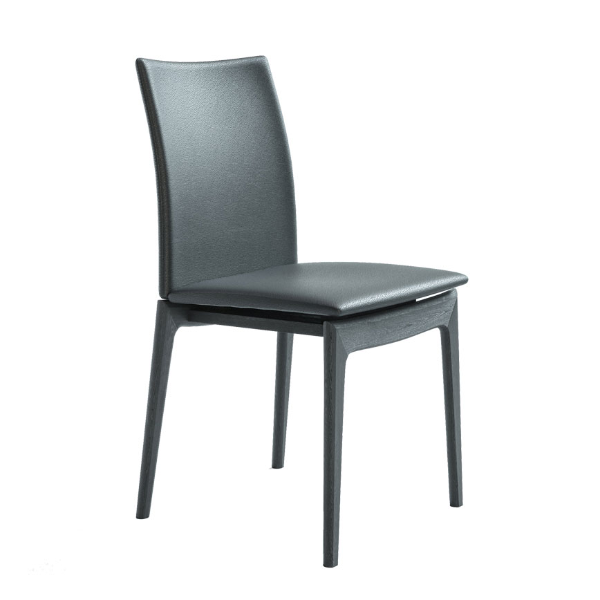 Sort Sm63 LÆder Skovby Spisestol