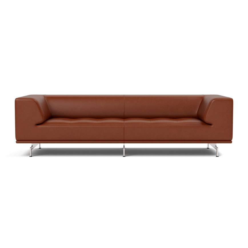 Delphi 4511 Sofa i Cognac Læder - Fantastisk Tilbud!
