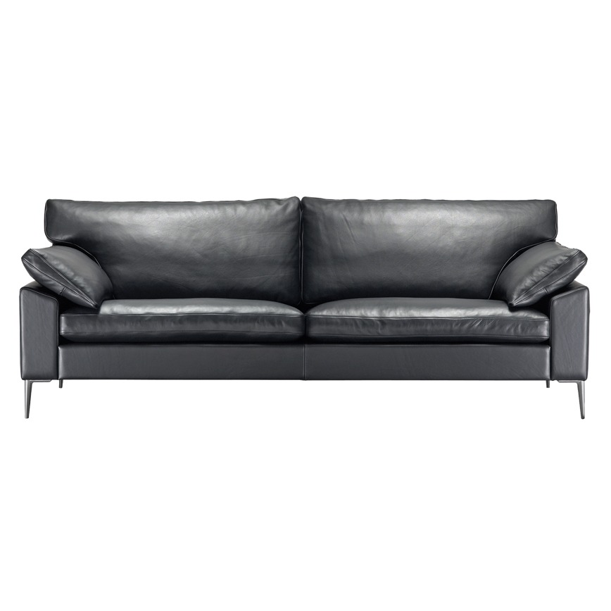 Søren Lund SL329 Sofa i Sort Læder - Skarp Pris!