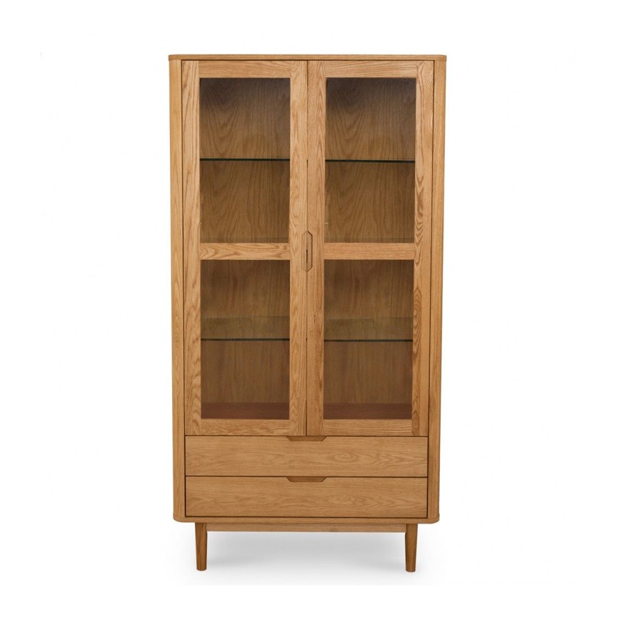 Nyborg 370125 Skarp Pris Natur Olie Finer Furnhouse Vitrineskab