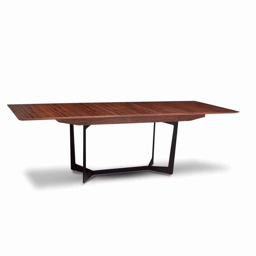 Tokyo Valnød Spisebord med Tillægsplader - Moderne Design