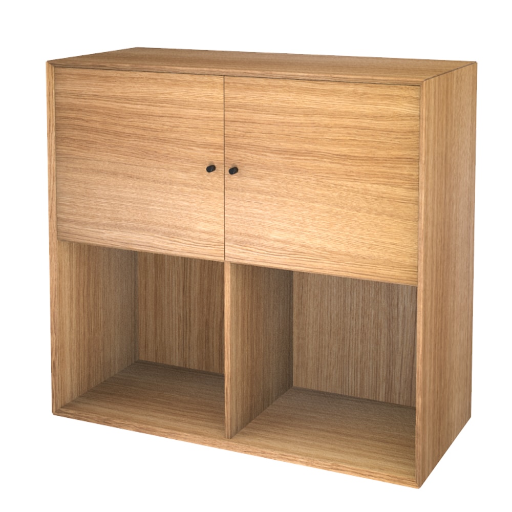 Elegant vægreol fra The Wood Box 7176 - perfekt opbevaring!
