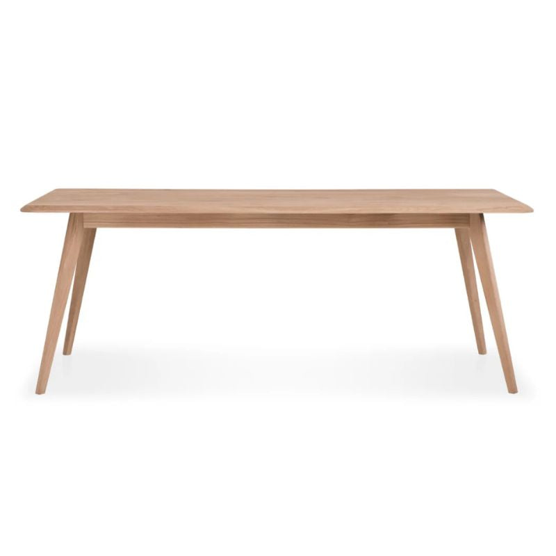 Massivt Egetræ Spisebord 140x90 cm – Elegant Design