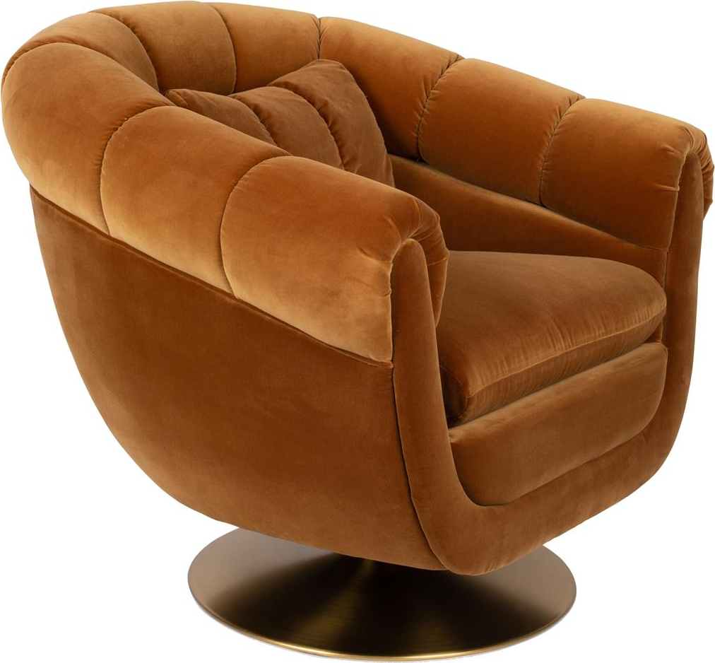 Elegant Rødbrun Loungestol fra Dutchbone – Stil og Komfort