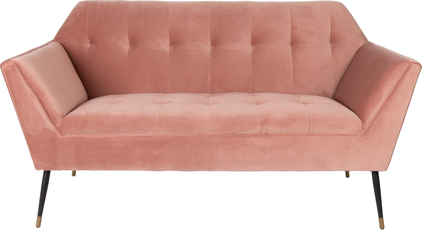 Rosa Personers Kate Støvet Stof H80 B148 D79 Dutchbone Sofa - 8718548036949