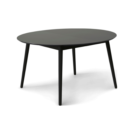 Meza Hammel Round Grafit Farvet Fenix Nanolaminat Sortbejdset Ben Meza By Hammel Spisebord