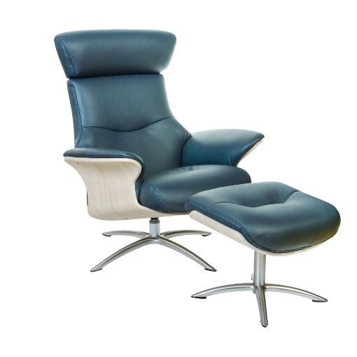 Nordic Wave Plus Grafit Lænestol - Elegant Design