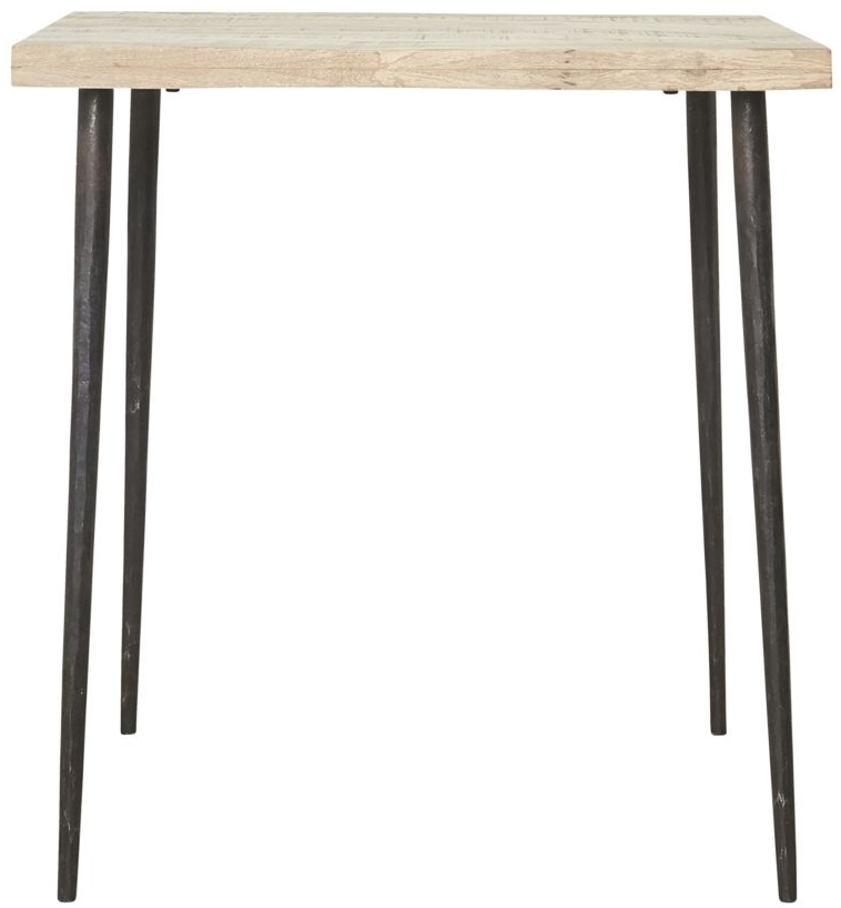 Natur/Jern Cafbord Slated 70x70 Mangotræ Jern House Doctor Spisebord - 5707644428607
