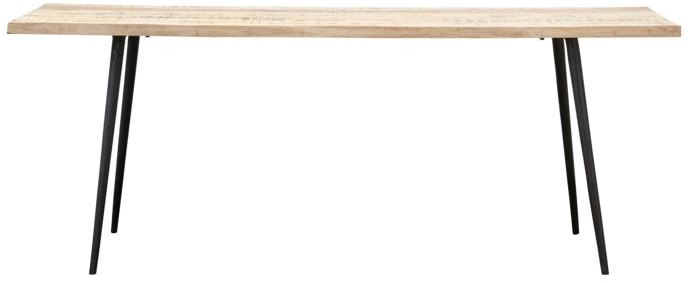 Natur Club Spisestuebord Lyst Mangotræ Med Jernben 80x200 House Doctor Spisebord - 5707644443051