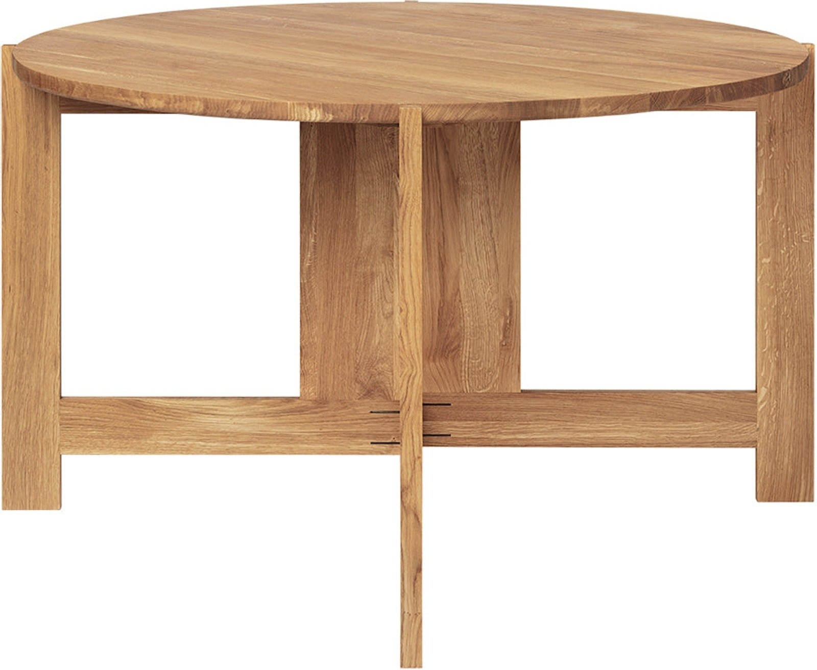 Natur Rundt Collector Massivt Egetræ Ø120h74 Kristina Dam Spisebord - 5710688978724