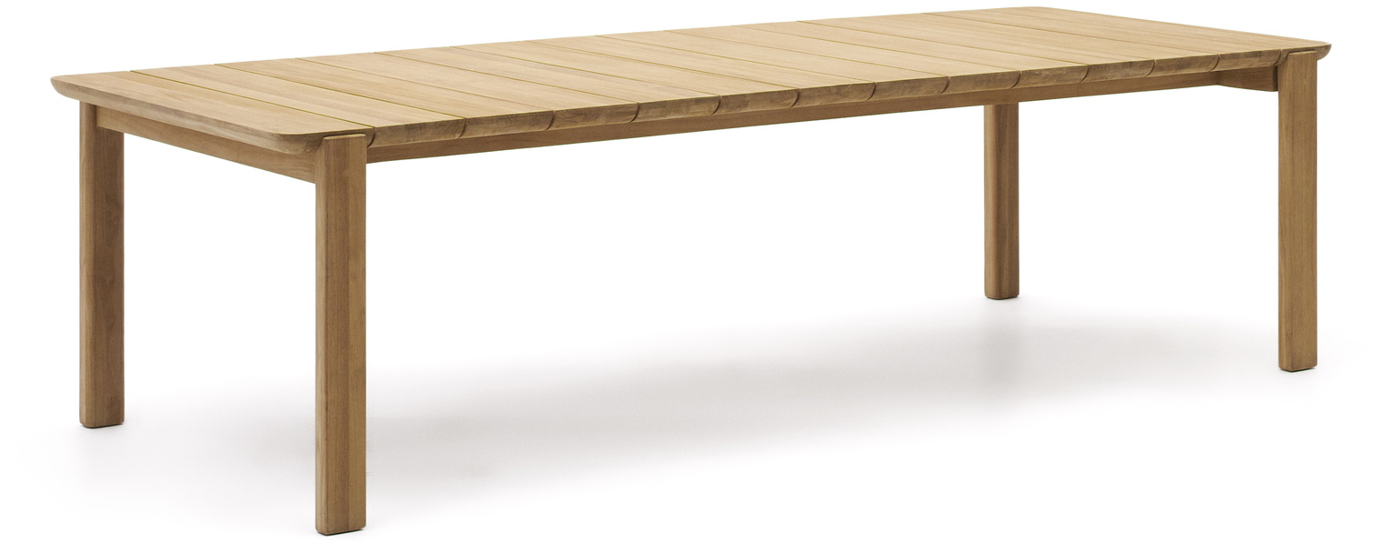 Elegant Icaro Udendørs Spisebord i Massivt Teaktræ 280x112