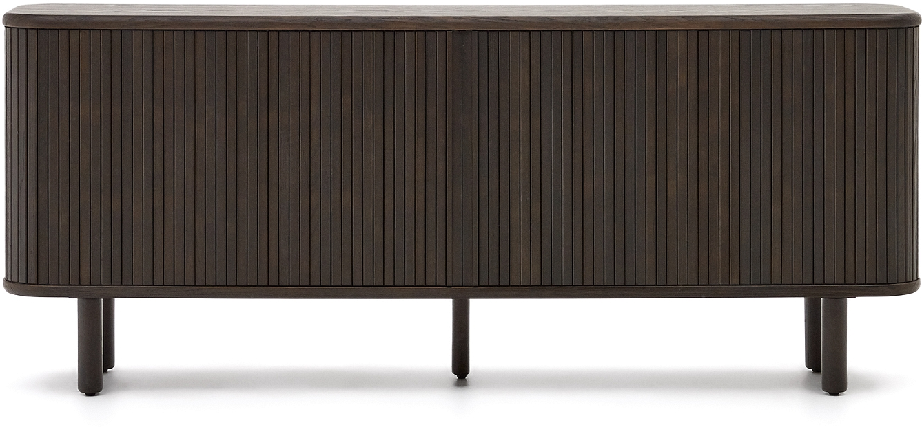 Rustik Sort Skænk fra Kave Home - Mailen 180x40x75 cm