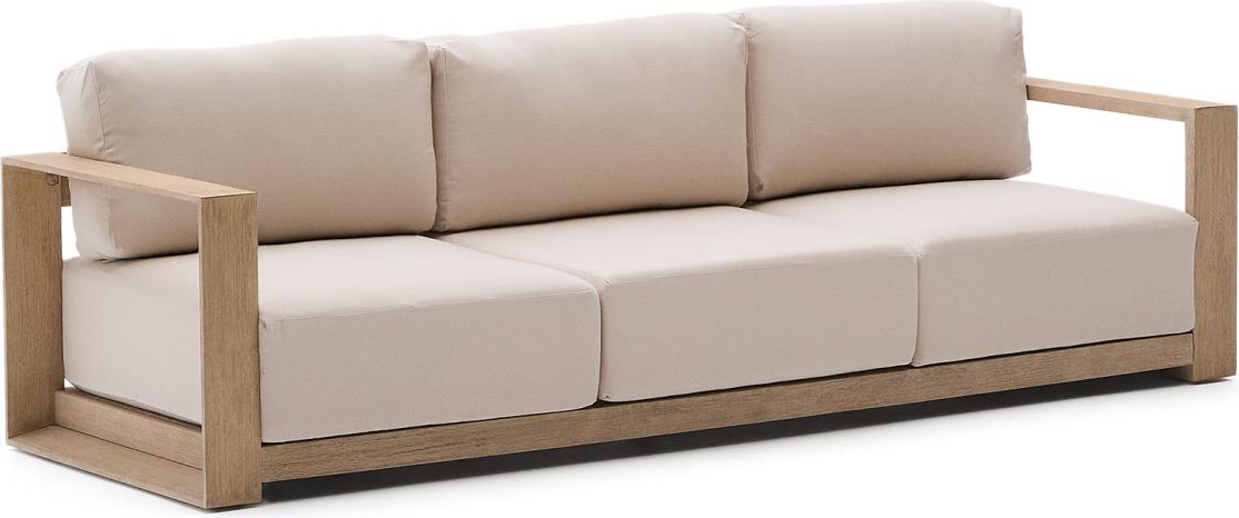 Beige Udendørs Personers Ambra Fsc Akacietræ H77 B85 D249 Kave Home Sofa - 8433840979168