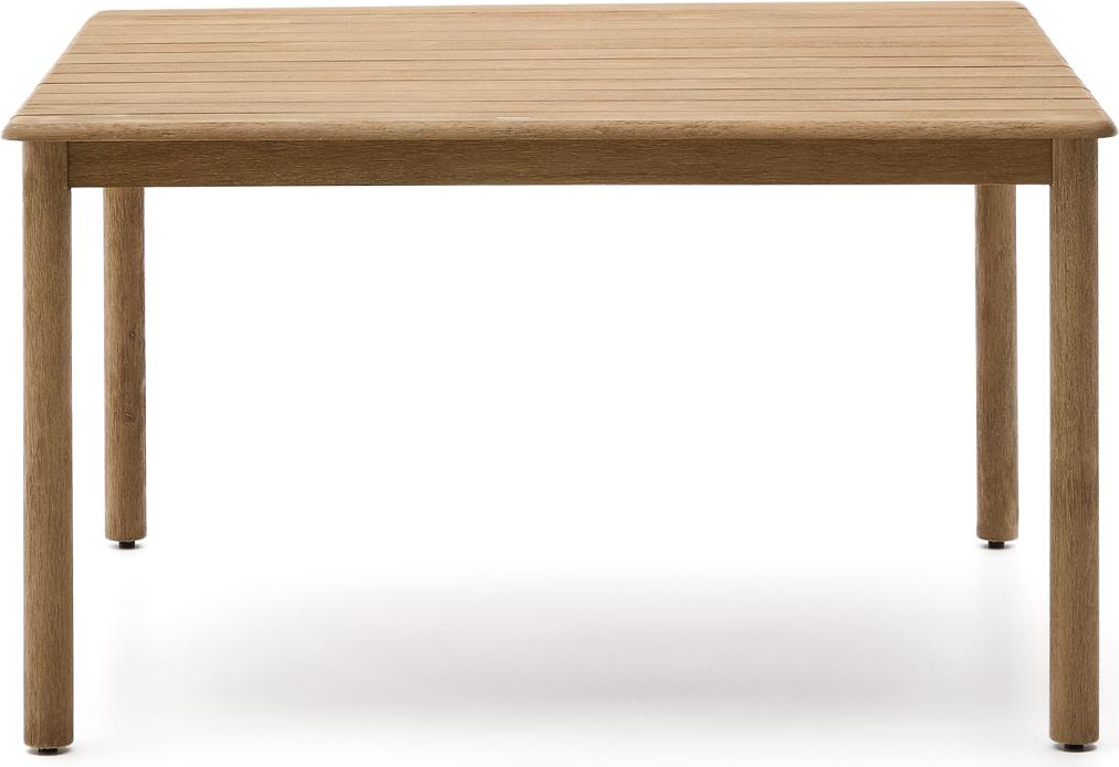 Brun Udendørs Sori Massivt Akacietræ 140x140 Børstet Finish Resistent Kave Home Spisebord - 8433840966854