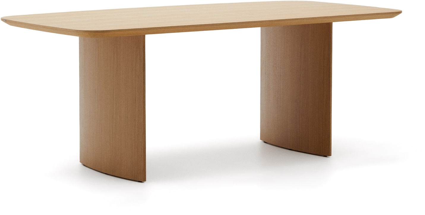Natur Litto Egetræsfiner Mdf 200x100 Kave Home Spisebord - 8433840900025