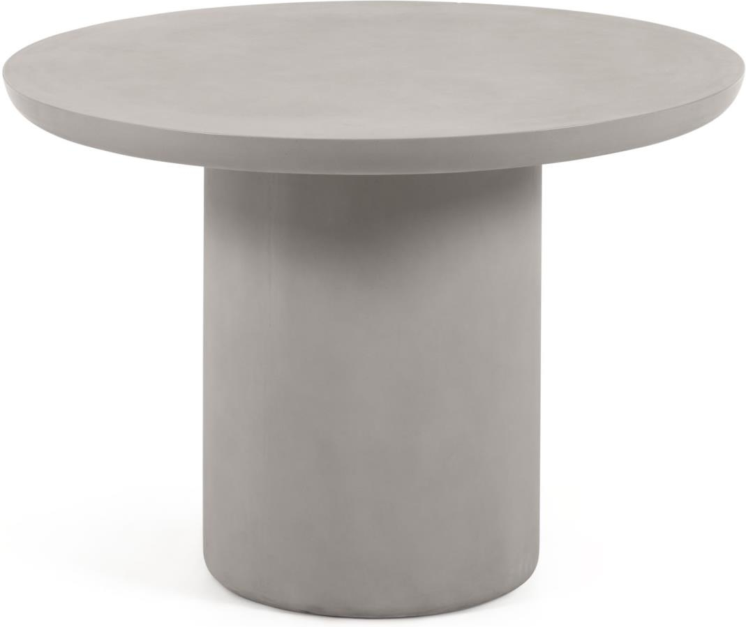 Moderne Cement Spisebord Taimi til Udendørs Brug - 110 cm Ø