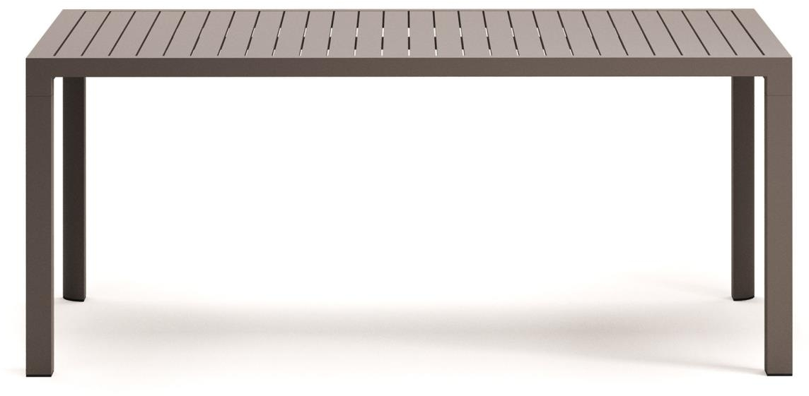 Brun Udendørs Culip Aluminium 180x90 Moderne Nordisk Kave Home Spisebord - 8433840813288