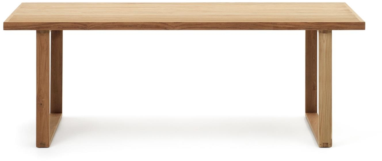 Natur Udendørs Canadell Massivt Genanvendt Teak 220 100 Kave Home Spisebord - 8433840802985