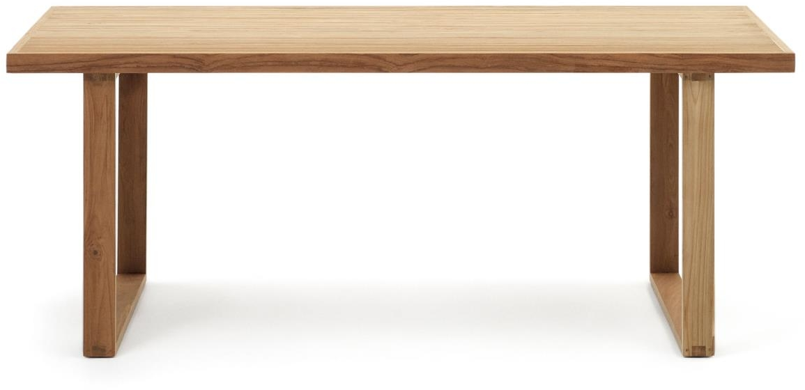 Natur Udendørs Canadell Massiv Genanvendt Teak 180x90 Kave Home Spisebord - 8433840819211