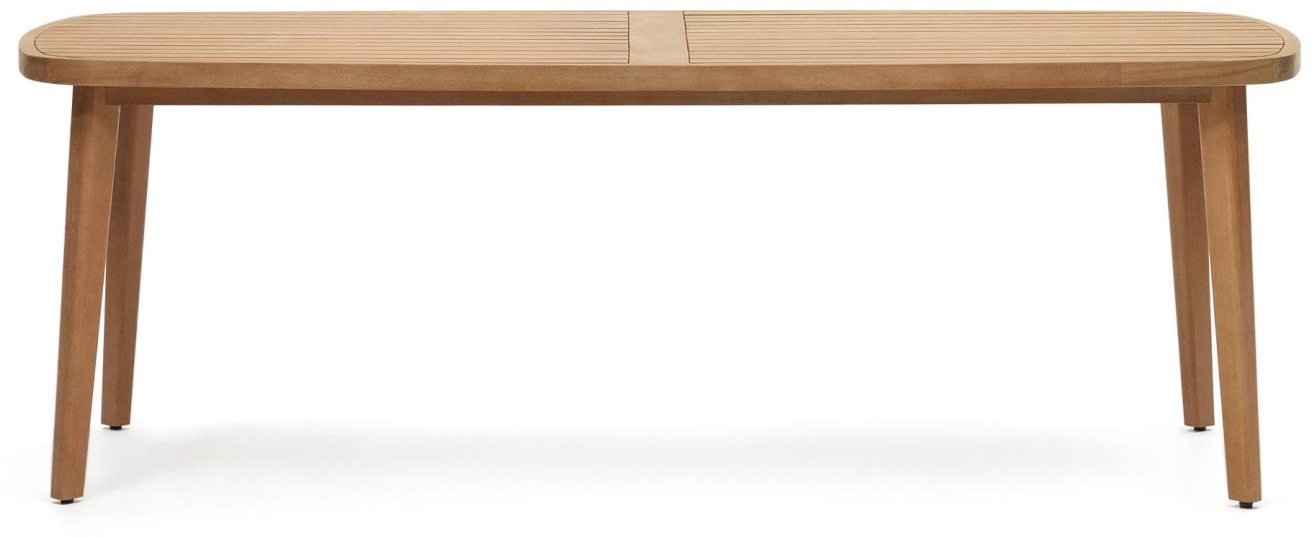 Natur Udendørs Maset Fsc Massivt Eukalyptustræ 100x225 Kave Home Spisebord - 8433840829920