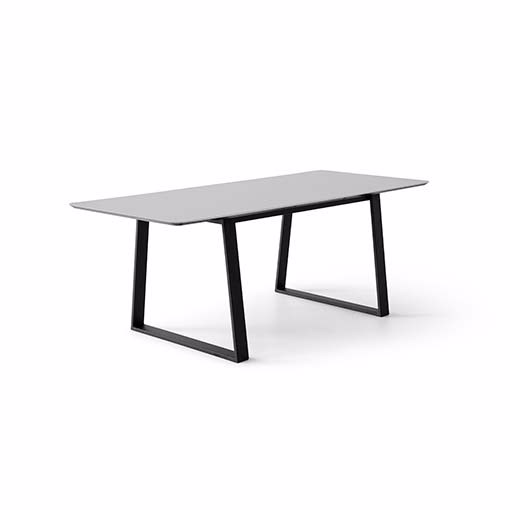 Hvid Meza Hammel Rounded Trapez Stel Meza By Hammel Spisebord