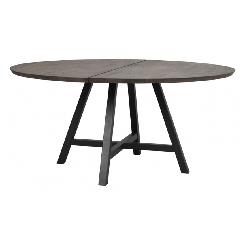 Rowico Carradale Spisebord med Brun Oliefinish og Metalben