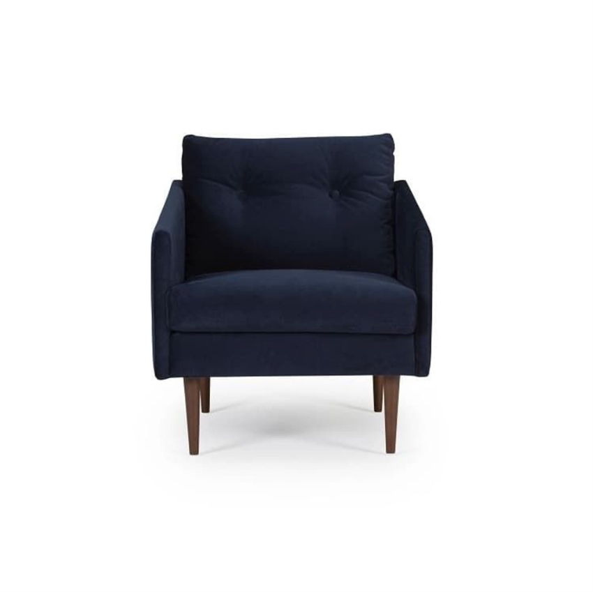 Elegant Mørkeblå Nordly Lænestol til Dit Hjem
