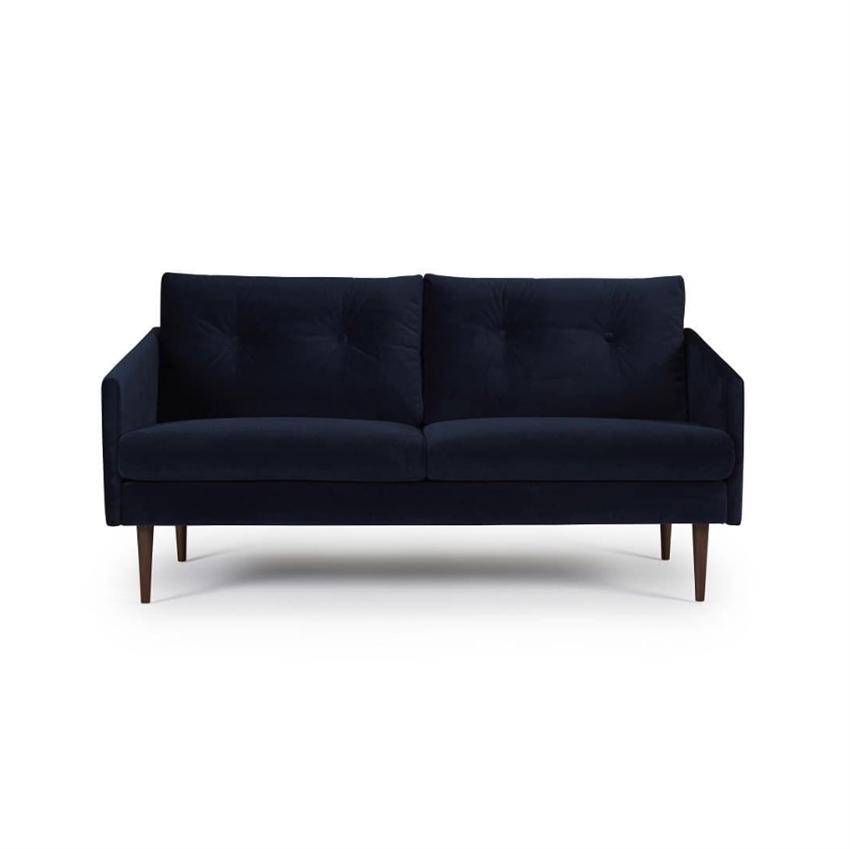 Elegant Mørkeblå 2,5 Personers Sofa - Nordly Design