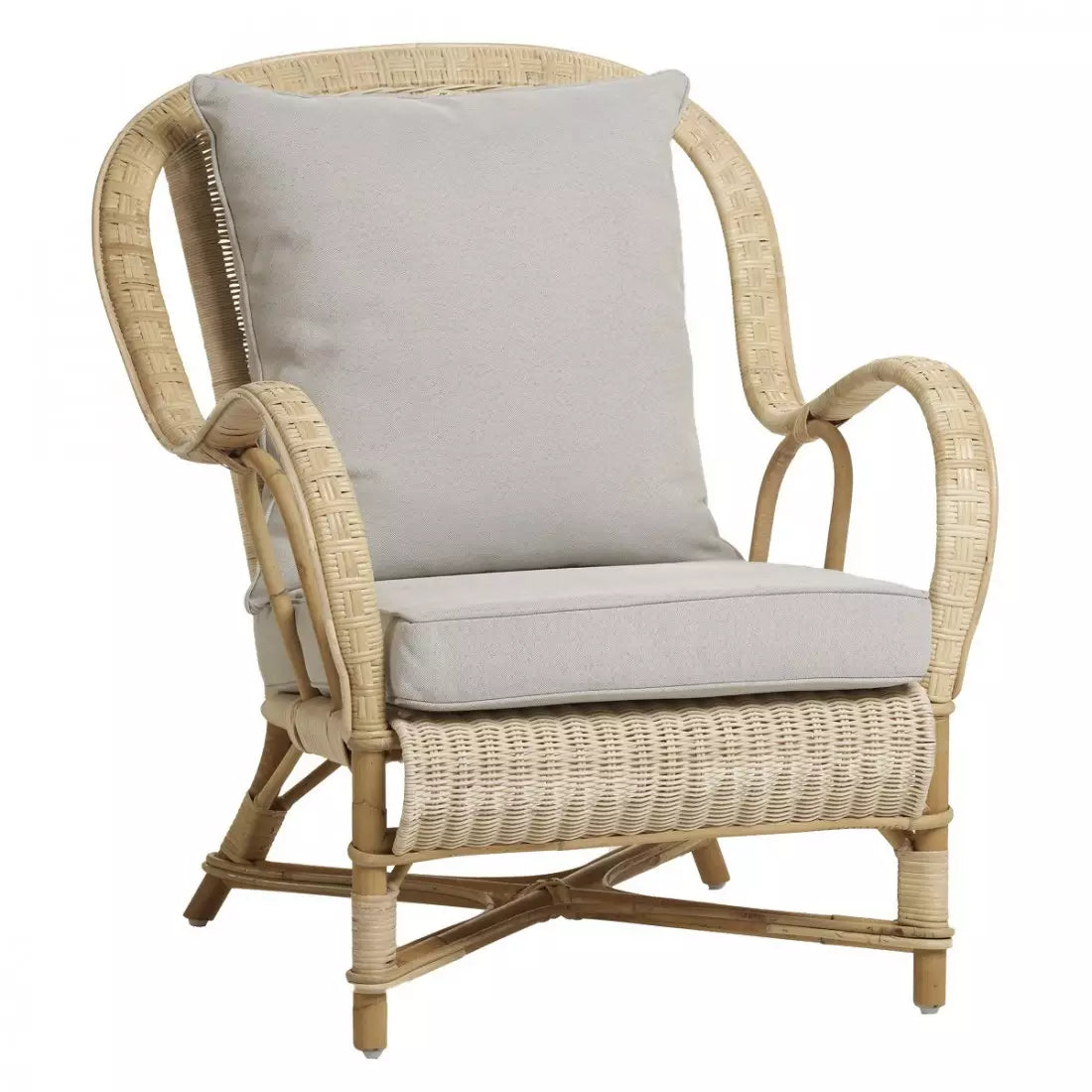 Rattan LÆnestol Med ArmlÆn Nantucket Stol Studiobuus Kok Maison Lænestol