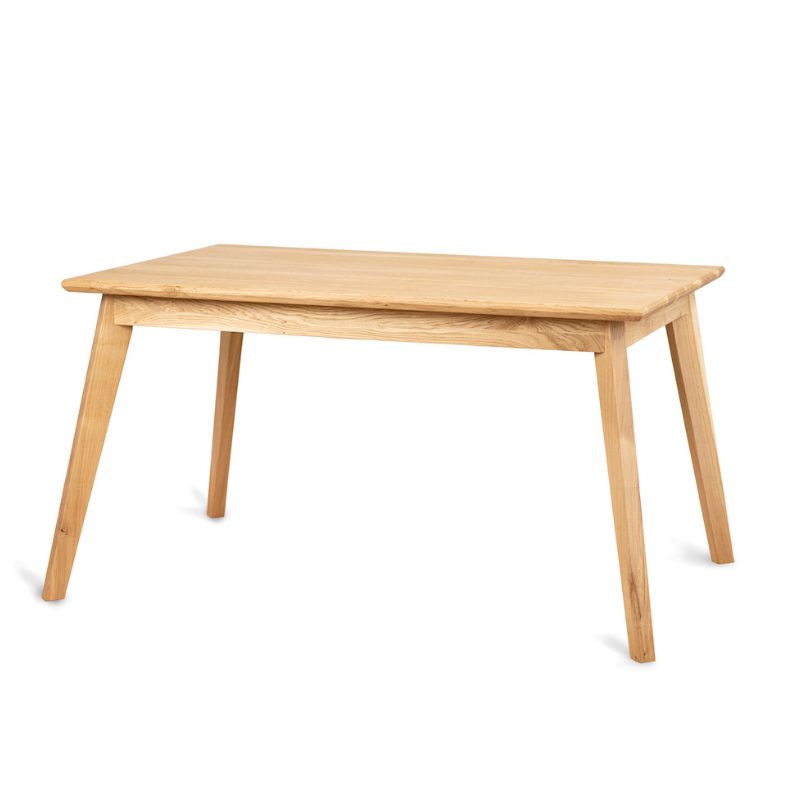 Nero Egetræ Spisebord – Elegant Design uden Tillægsplade