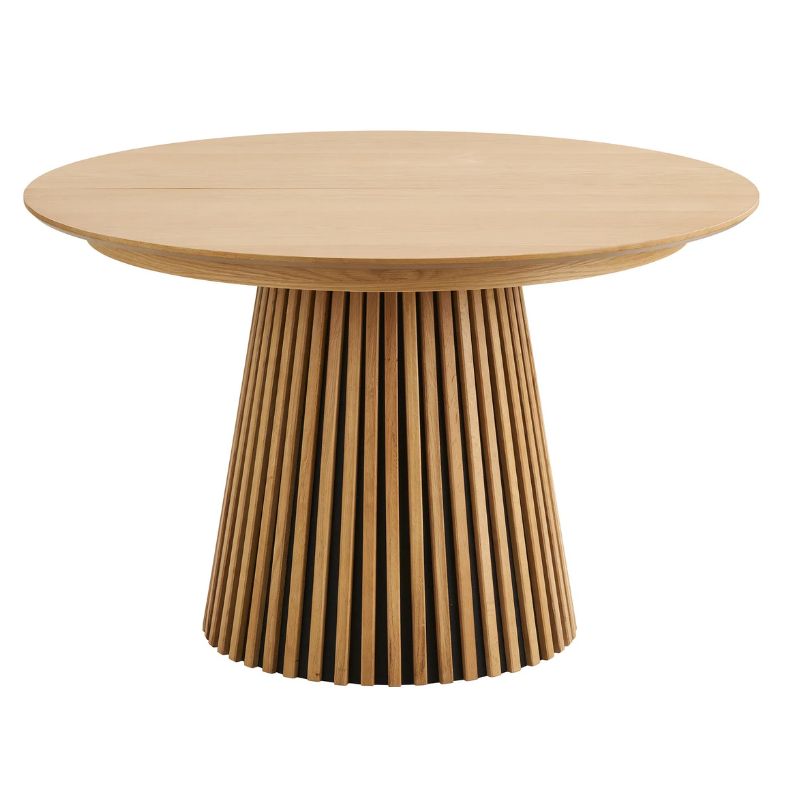 Rundt Osaka Træ Med Tillægsplader Ø120x120 240x75 House Nordic Spisebord - 5713917035595