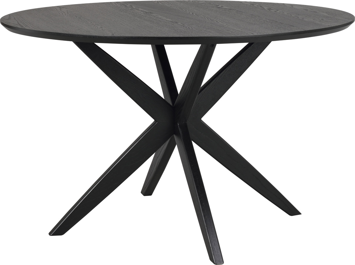 Sort Rundt Calverton Spisebord Ø120 cm - Elegant Design