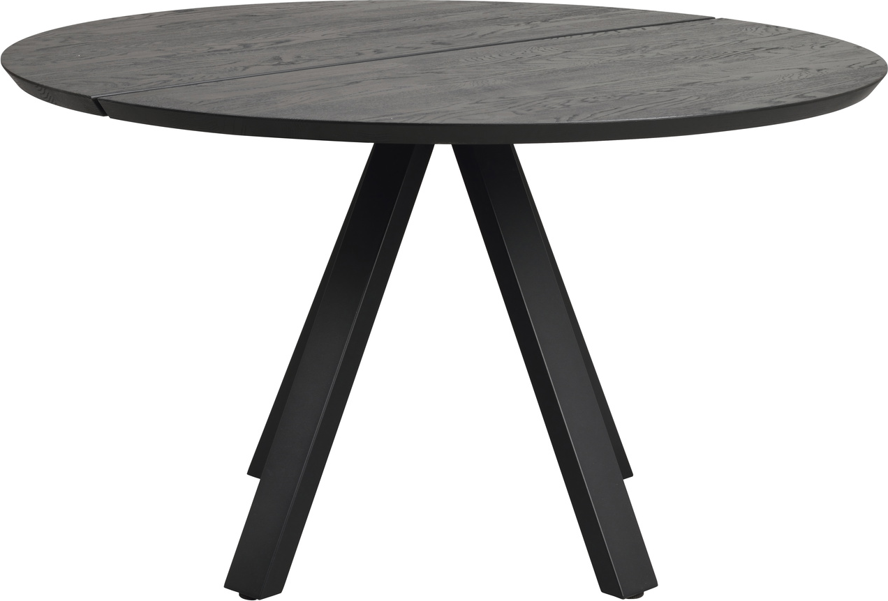 Sort Carradale Spisebord Ø130 – Elegant Nordisk Design