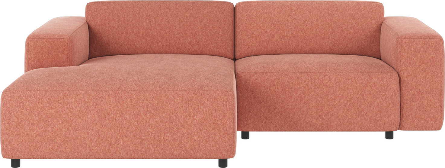 Rød Venstrevendt Chaiselongsofa - Skandinavisk Design