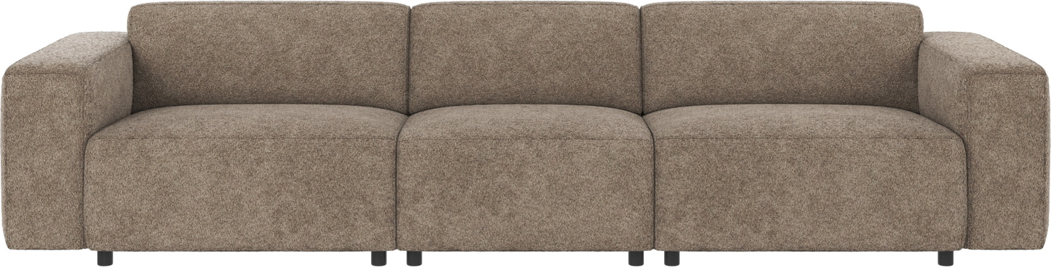 Mørk Beige Willard Sofa til 4 - Stilfuld Komfort til Dit Hjem