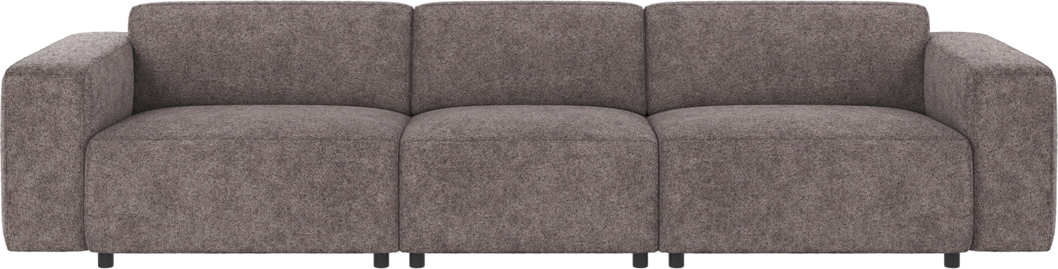 Elegant Mørkegrå Modulopbygget Sofa til 4 Personer