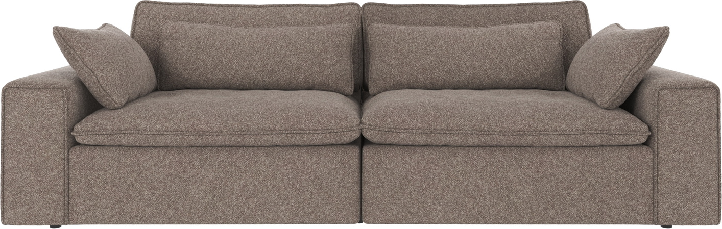 Mørk Beige 3-personers Rawlins Maxi Sofa – Stil og Komfort
