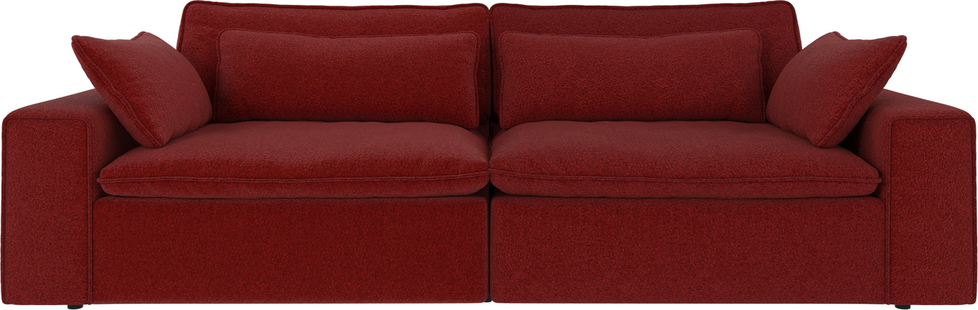Rød Rawlins Maxi Sofa til 3 personer - Moderne komfort