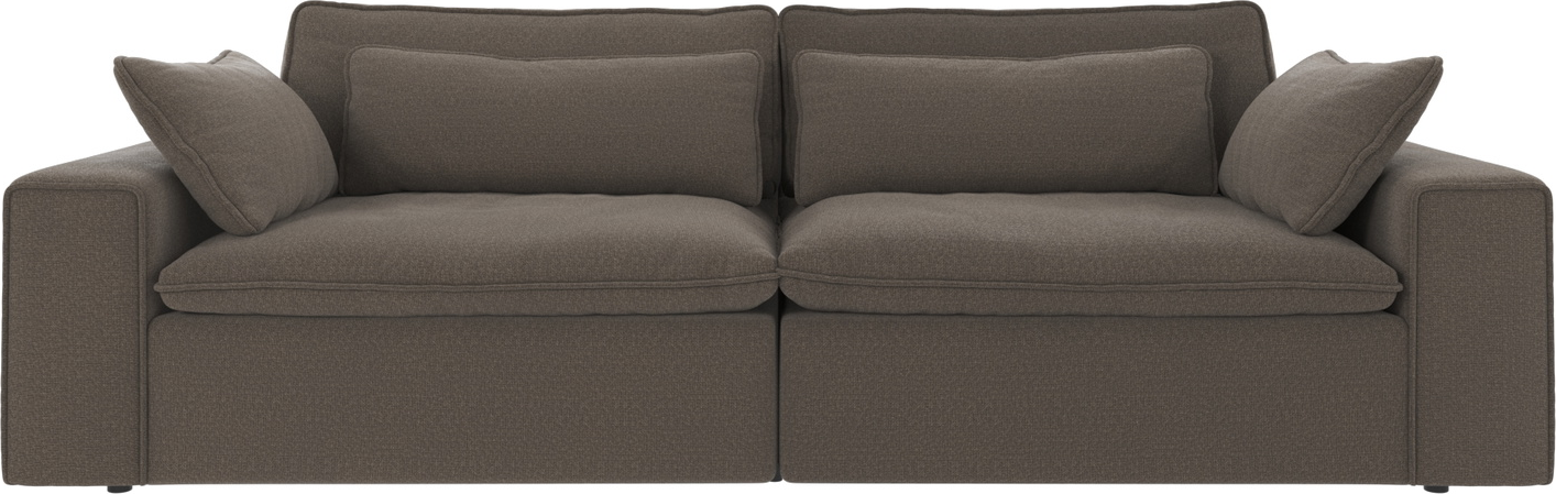Mellemgrå Rawlins Maxi Sofa til 3 personer - Komfortabel Elegance